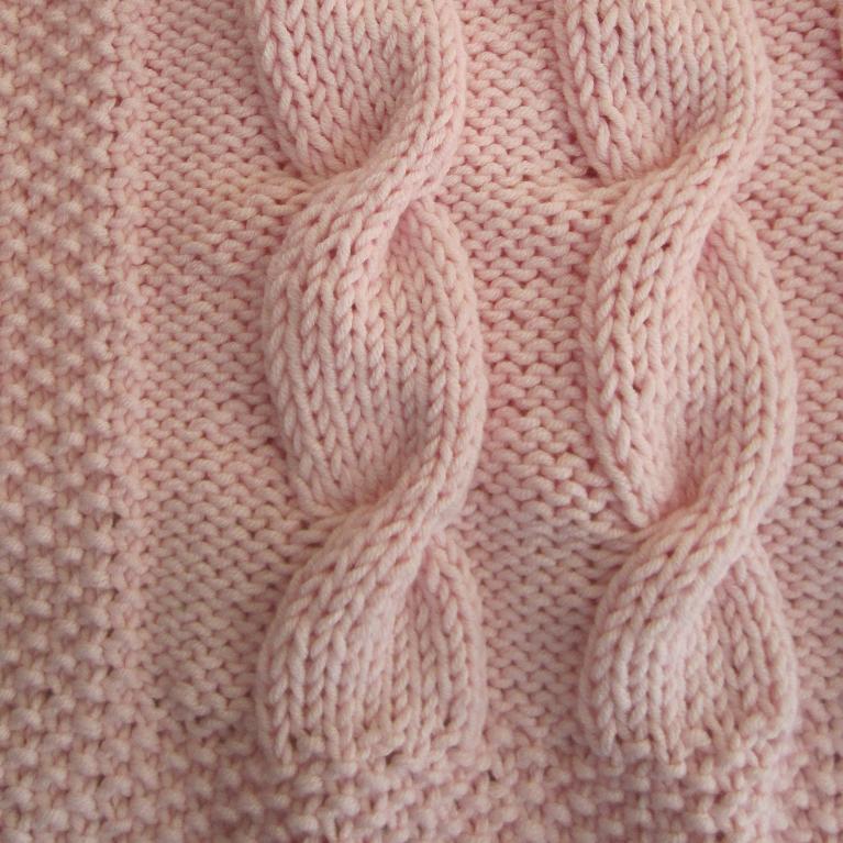 Cable Knit Baby Blanket Patterns | A Knitting Blog
