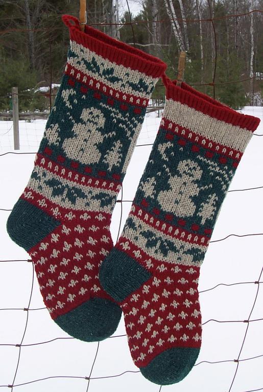 oversized knit christmas knitted christmas stockings reindeer knit ...