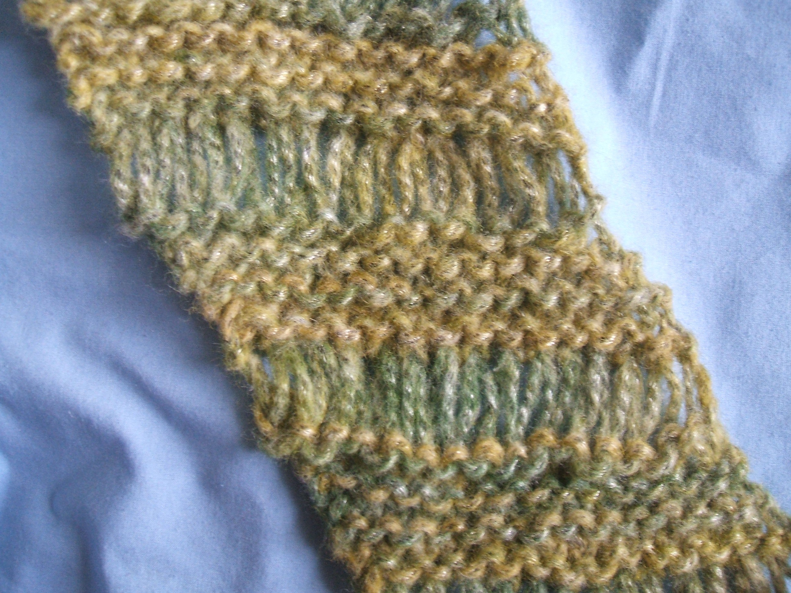 Drop Stitch Scarf Pattern | A Knitting Blog